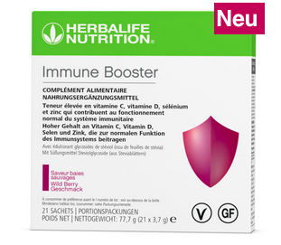 Immune Booster, 21 Portionspackungen Wild Berry 21 Portionen (77,7g - 21x 3,7g)